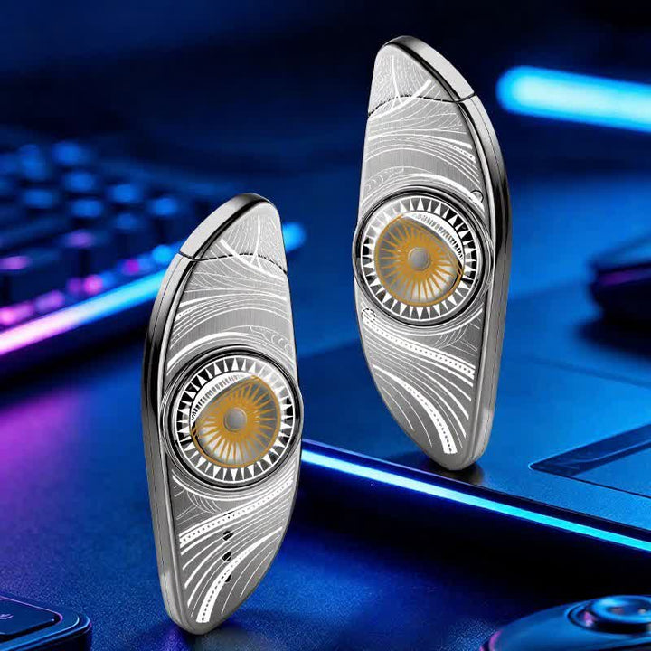 Creative Eye Stress Relief Fidget Spinner Butane Lighter - Eye - Gray - image 12