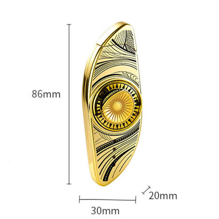 Creative Eye Stress Relief Fidget Spinner Butane Lighter - image 10