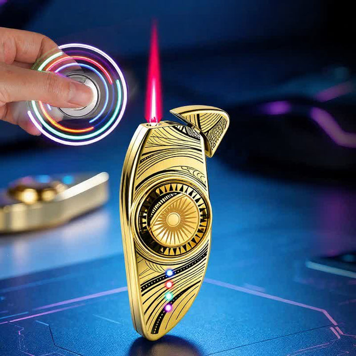 Creative Eye Stress Relief Fidget Spinner Butane Lighter - image 0