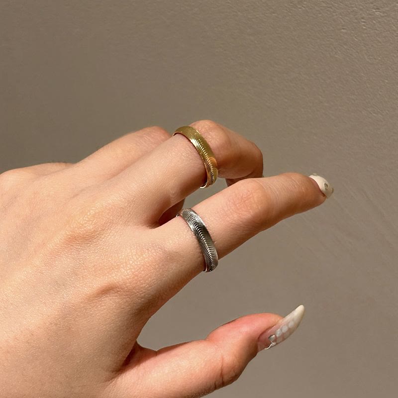 S925 Silver Cat Eye Open Ring Adjustable  Ring For Women - image 1