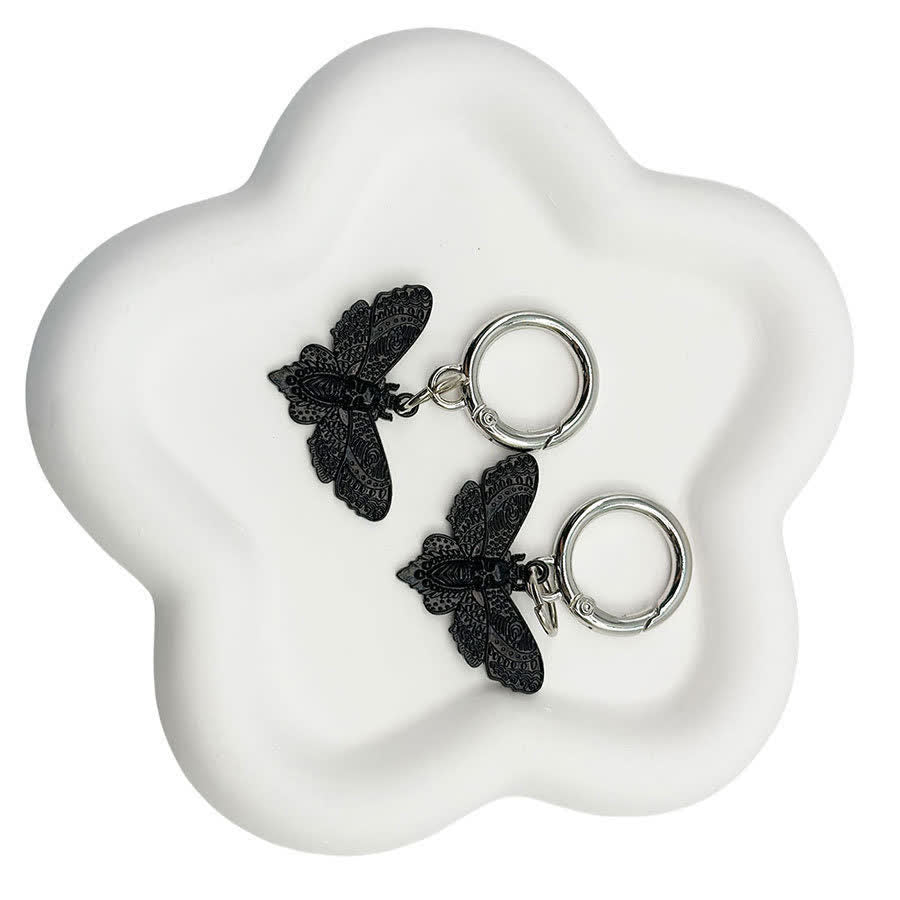 2Pcs Bag & Boot Accessories Death Moth Gothic Boot Charms - image 7
