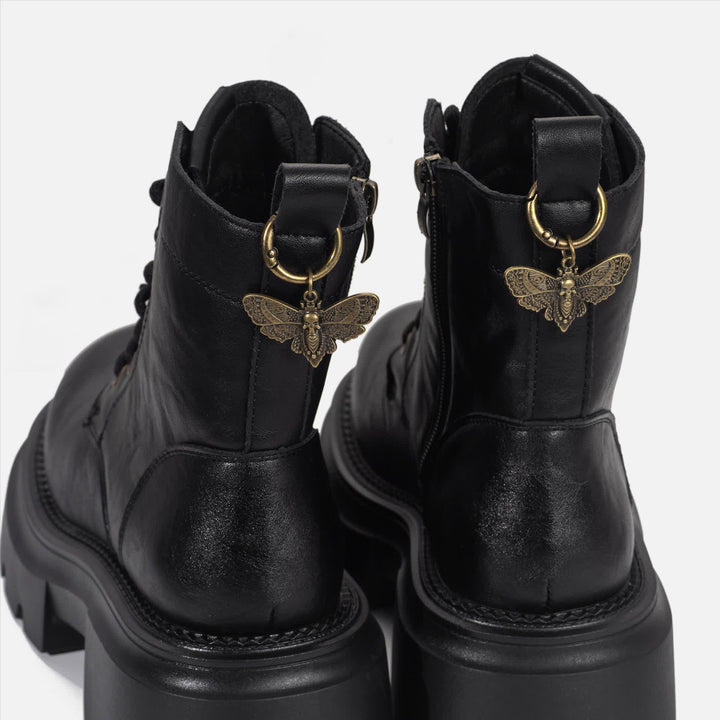 2Pcs Bag & Boot Accessories Death Moth Gothic Boot Charms - image 2