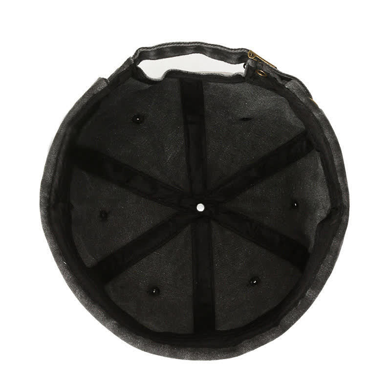 Casual Washed Cotton Brimless Vintage Docker Cap - image 3