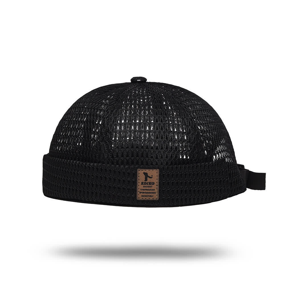 Streetwear Brimless Summer Breathable Mesh Docker Cap - image 3