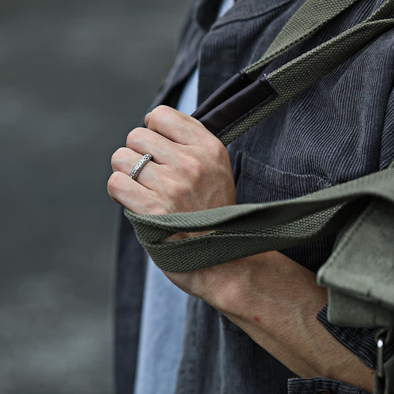 Astronomical Sphere Anxiety Ring That Unfolds Into A Necklace - image 2