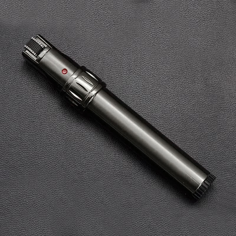 EDC Pen-Shaped Windproof Jet Flame Butane Lighter - Black Nickel Brushed - image 7
