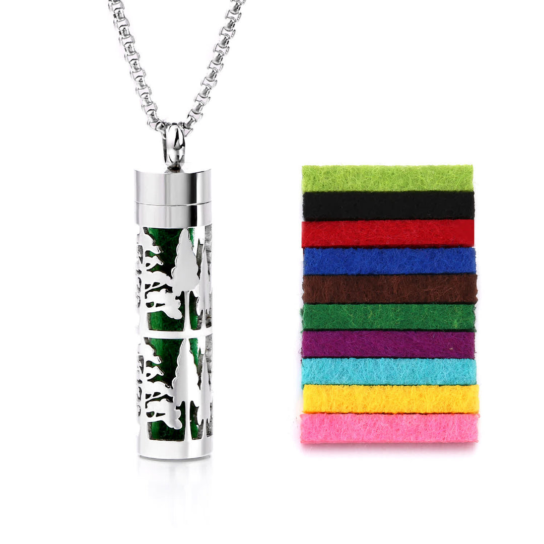 Perfume Diffuser Necklace With Felt Core & Interchangeable Color Inserts - Style #23 - image 26