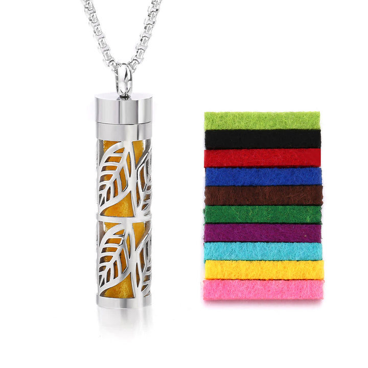 Perfume Diffuser Necklace With Felt Core & Interchangeable Color Inserts - Style #22 - image 25