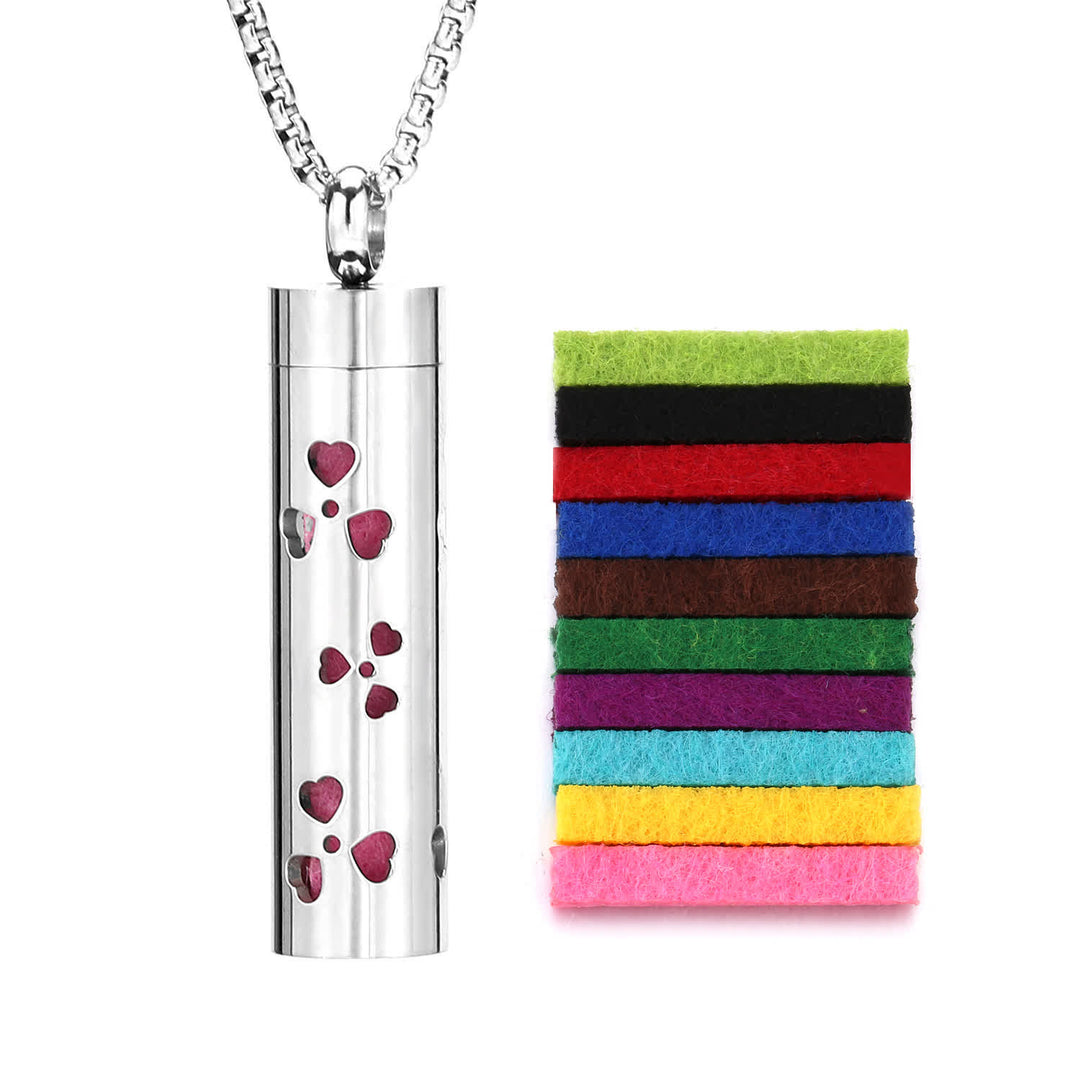 Perfume Diffuser Necklace With Felt Core & Interchangeable Color Inserts - Style #13 - image 16