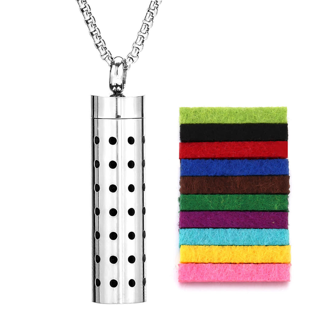 Perfume Diffuser Necklace With Felt Core & Interchangeable Color Inserts - Style #14 - image 17