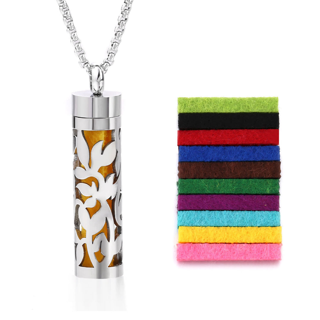 Perfume Diffuser Necklace With Felt Core & Interchangeable Color Inserts - Style #18 - image 21