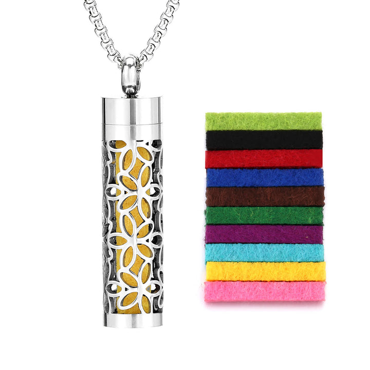 Perfume Diffuser Necklace With Felt Core & Interchangeable Color Inserts - Style #16 - image 19