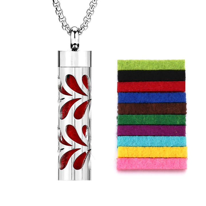 Perfume Diffuser Necklace With Felt Core & Interchangeable Color Inserts - Style #15 - image 18