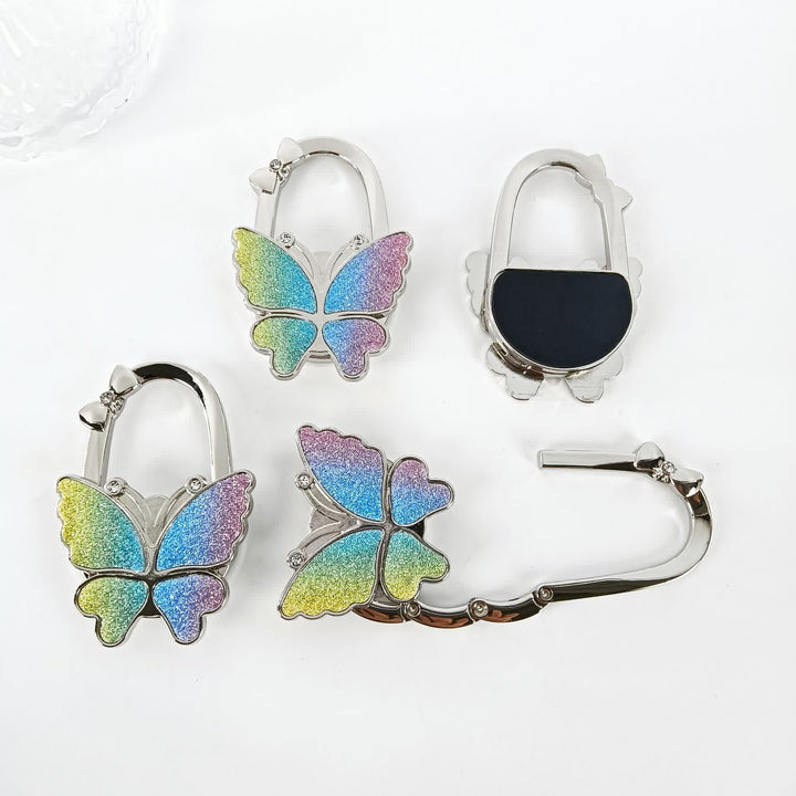 Creative Butterfly Clover Bag Shaped Table Edge Handbag Hook Series - image 4