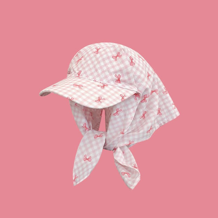 Stylish Effortless Style Unisex Tie-On Bandana Baseball Cap - Pink Bow Knot - Adjuatable - image 19