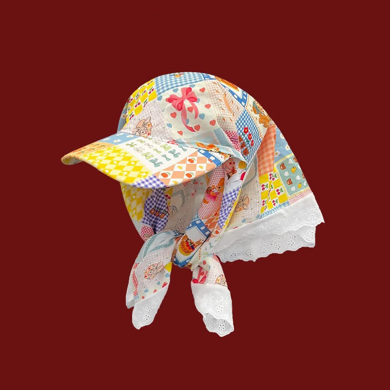 Stylish Effortless Style Unisex Tie-On Bandana Baseball Cap - Animal Paradise - Adjuatable - image 16
