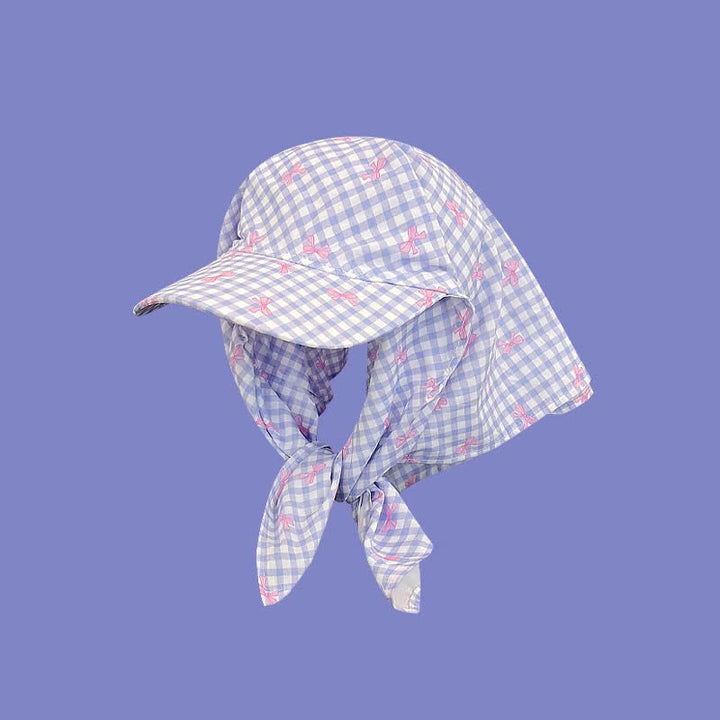 Stylish Effortless Style Unisex Tie-On Bandana Baseball Cap - Purple Bow Knot - Adjuatable - image 22