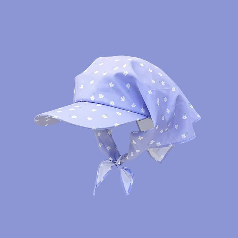 Stylish Effortless Style Unisex Tie-On Bandana Baseball Cap - Purple Daisy - Adjuatable - image 23