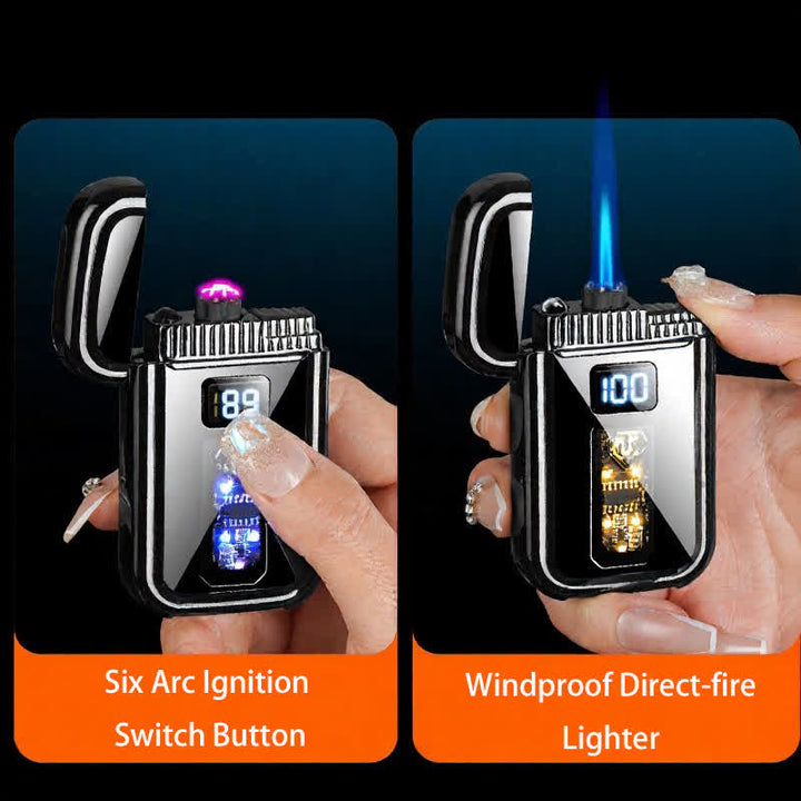 3-In-1 Plasma Arc & Jet Torch Butane Lighter With LED Flashlight - image 4
