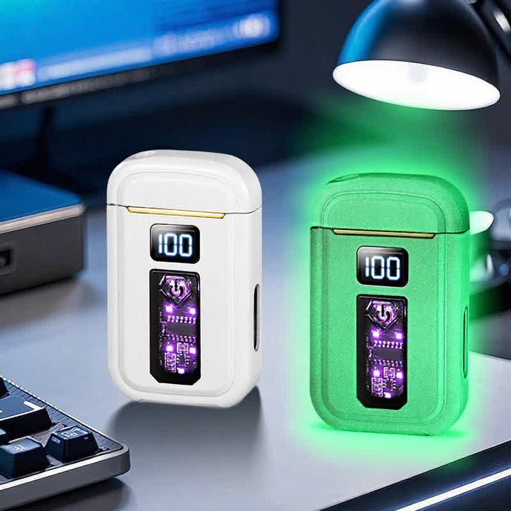 3-In-1 Plasma Arc & Jet Torch Butane Lighter With LED Flashlight - Luminous White - image 10