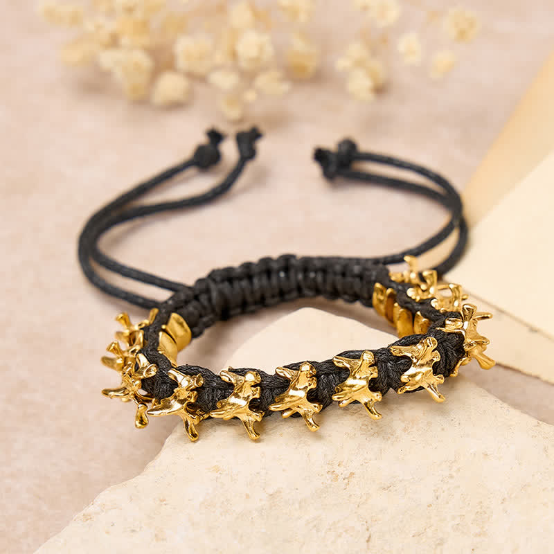 Dragon Vertebrae Braided Spine Chain Bracelet - image 3