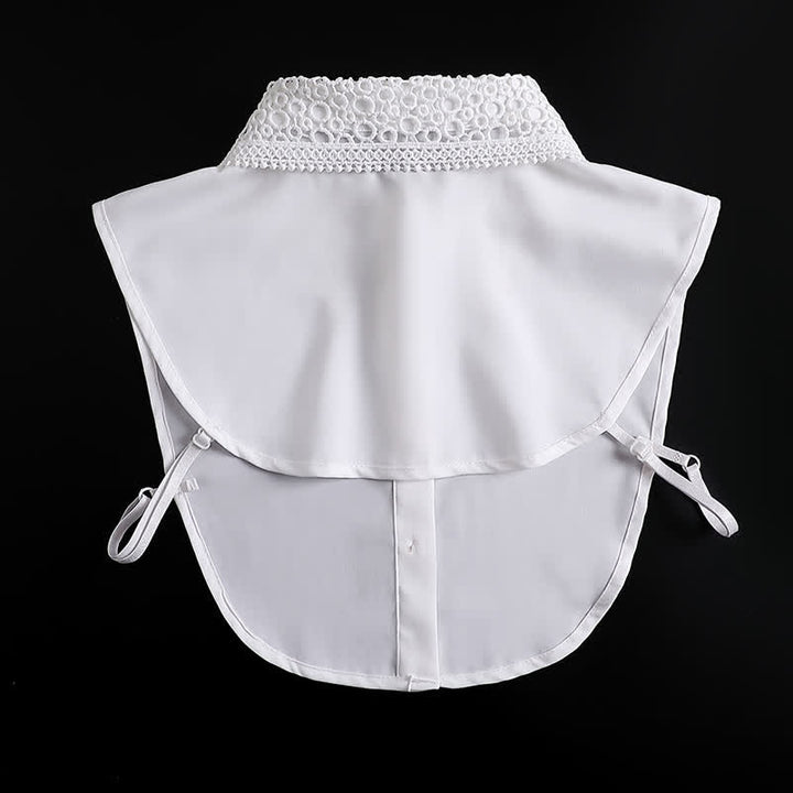 Classic Layering Eyelet Lace Preppy Layering Accessory Fake Collar - image 3