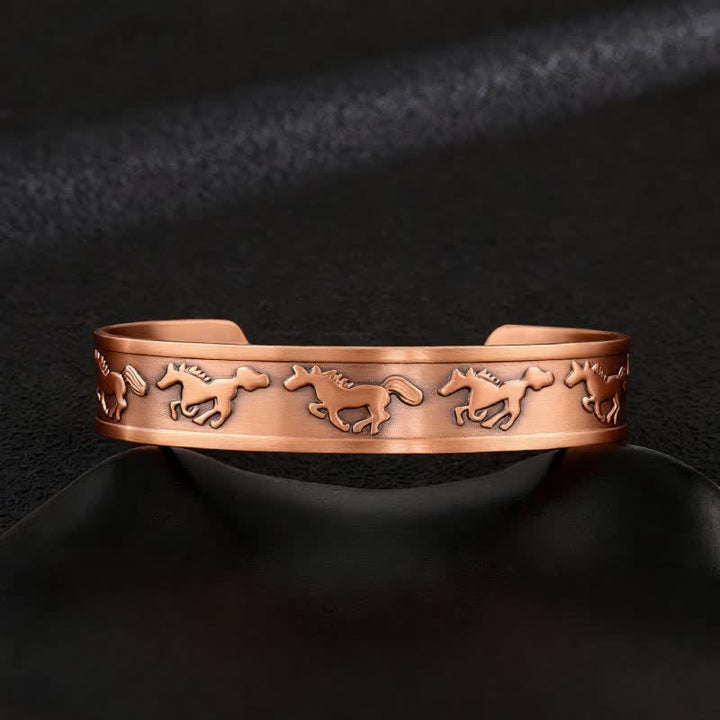 Celtic Knots Tree Of Life Adjustable Cuff Copper Magnetic Bracelet - Style #17 - image 19