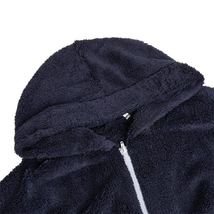 Men's Fleece Zip-up Hoodie Winter Coat - image 14
