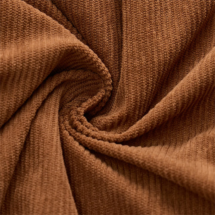 Men's Outerwear Cozy Hooded Corduroy Jacket With Fleece Collar - image 5