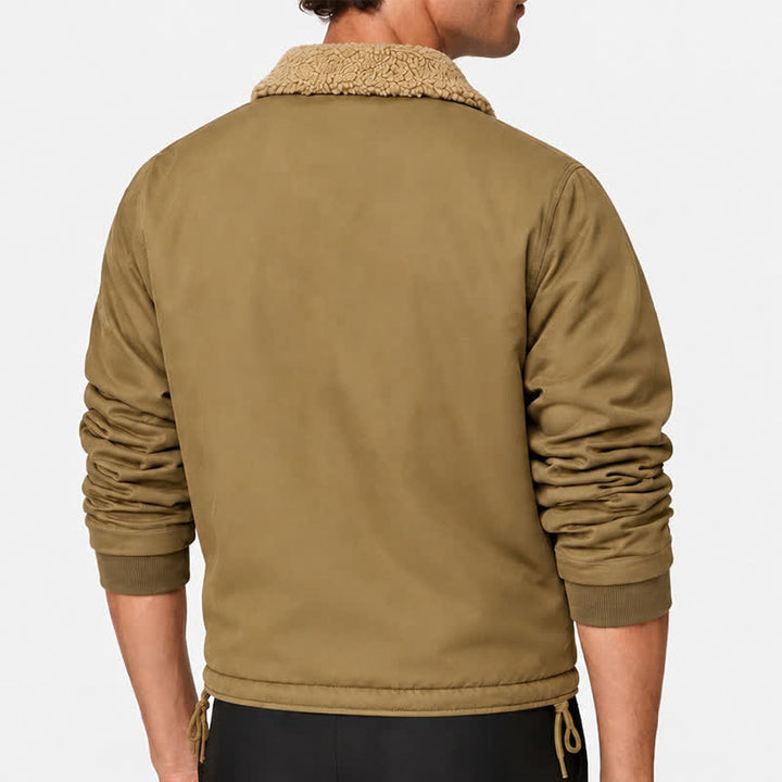 Men's Warm Military Jacket Winter Bomber Coat - image 2