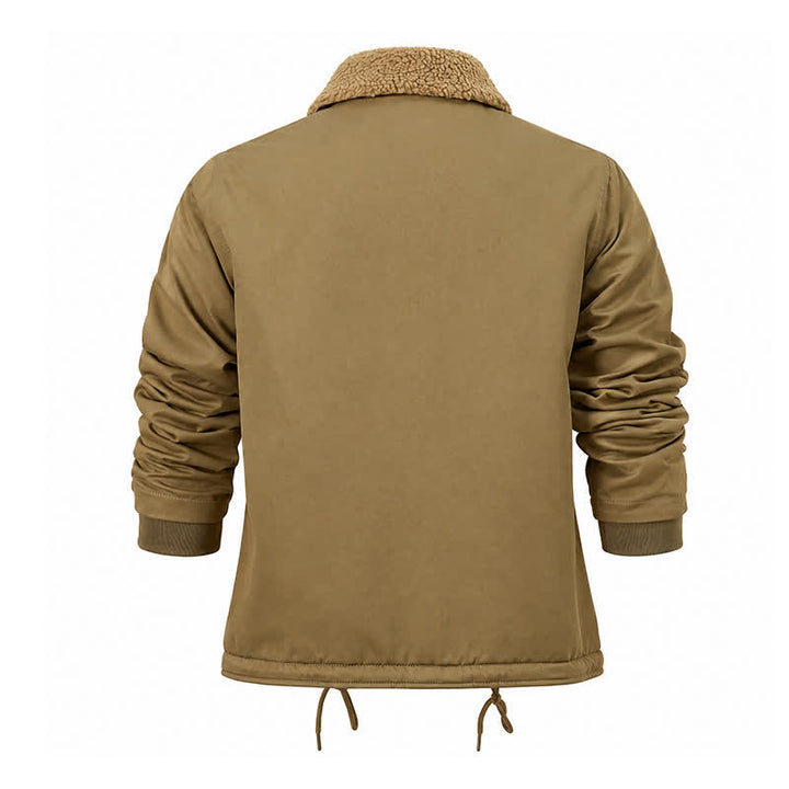 Men's Warm Military Jacket Winter Bomber Coat - image 12