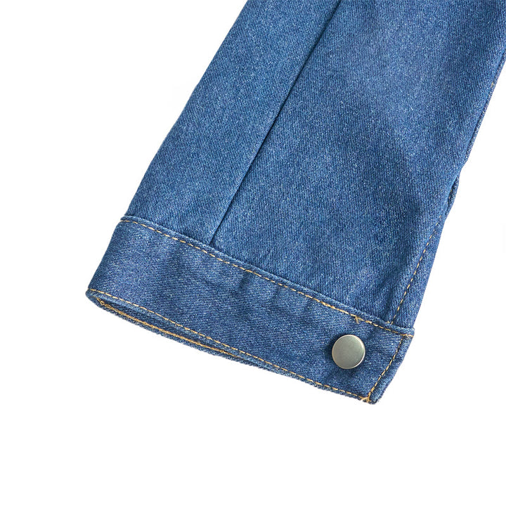 Men's Fleece-Lined Denim Trucker Jacket - image 8