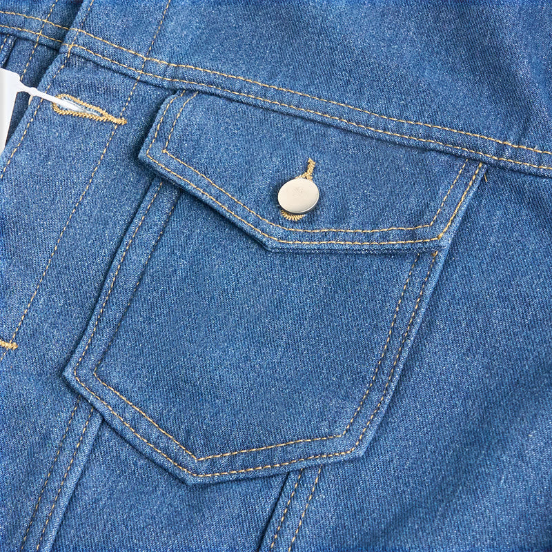 Men's Fleece-Lined Denim Trucker Jacket - image 6