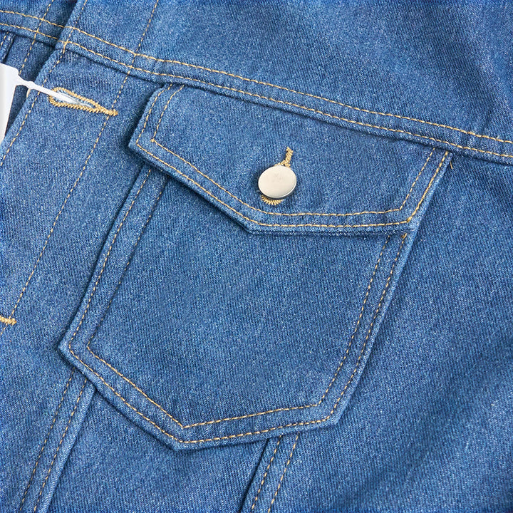 Men's Fleece-Lined Denim Trucker Jacket - image 6