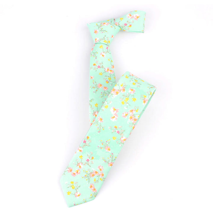 Men's Colorful Tropical Floral Necktie