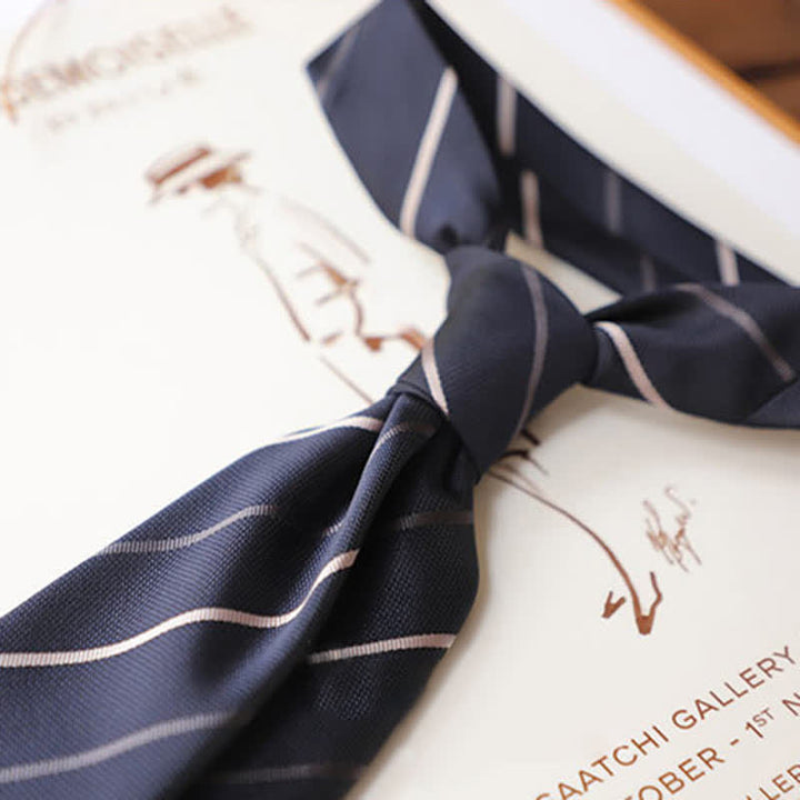 Men's Classical Daily Office Striped Necktie - image 20