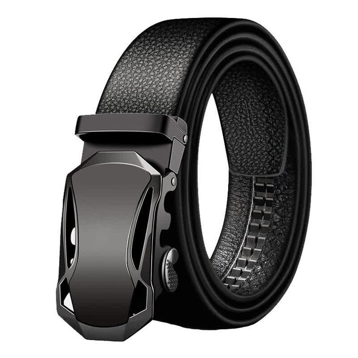 Men's Luxury Automatic Buckle Leather Belt - Style #1 - 42 - image 0