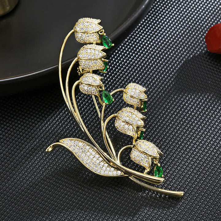 Women's Lily Of The Valley Brooch