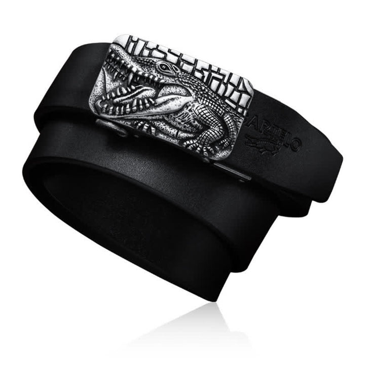 Men's Domineering Crocodile Automatic Formal Leather Belt