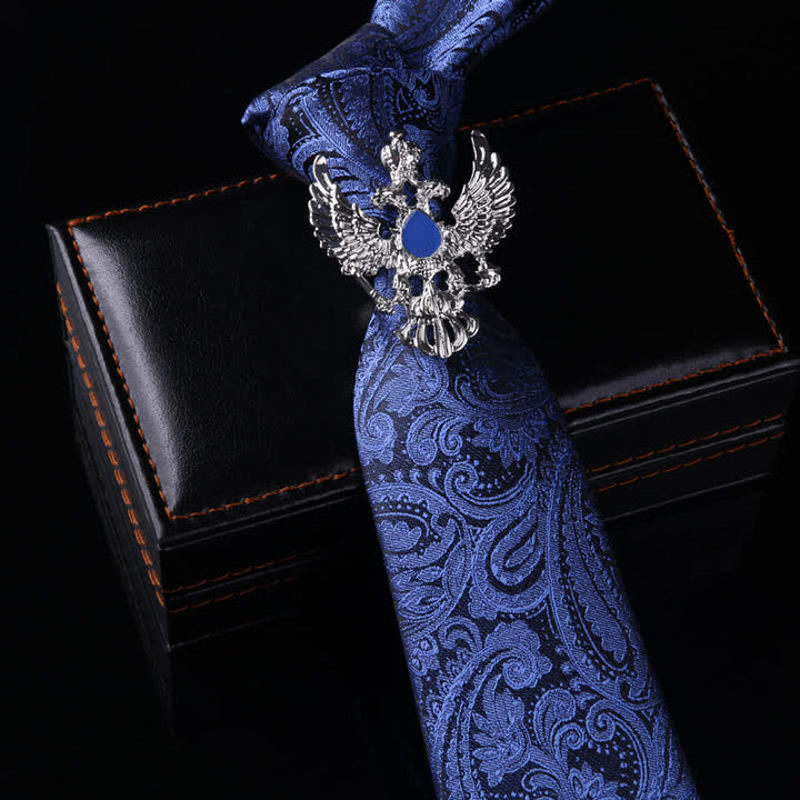 Men's Royal Throwback Pin Buckle Necktie