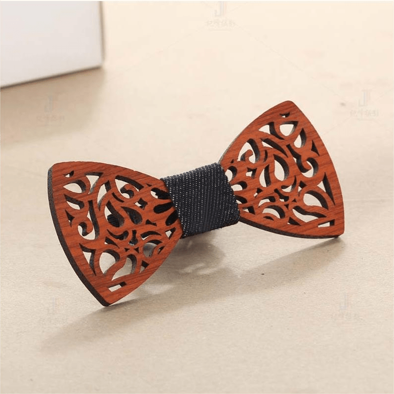 Men's Creative Funny Wooden Bow Tie