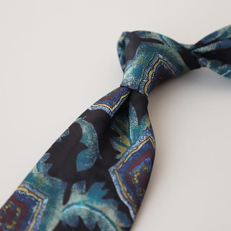 Men's Classical Abstract Painting Necktie - Style #5 - image 7