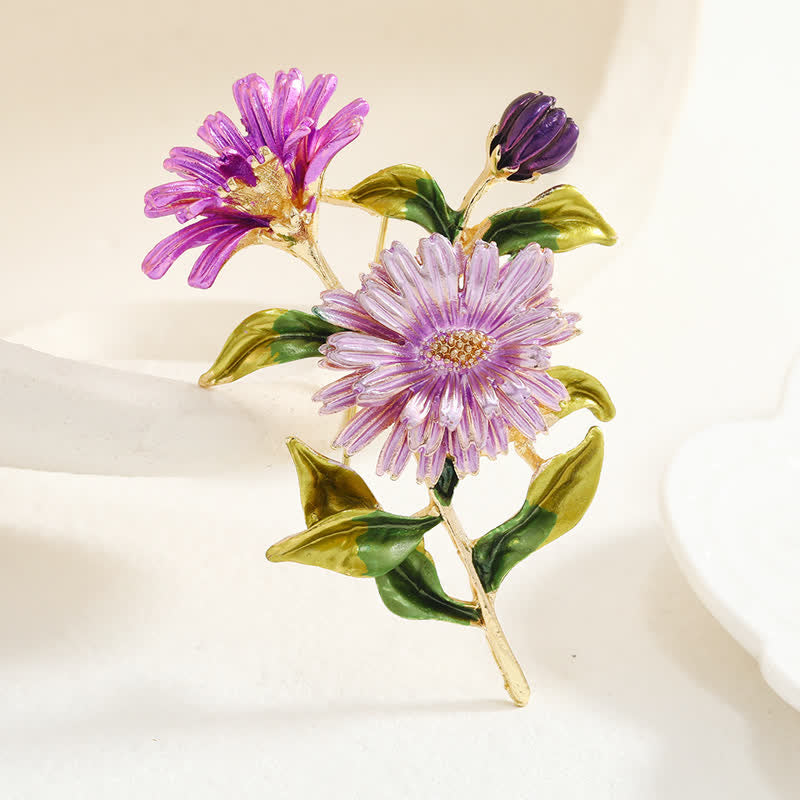 Women's Creative Floral Daisy Brooch