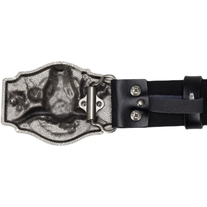 Men's Longhorn Bull Embossed Leather Belt - image 5