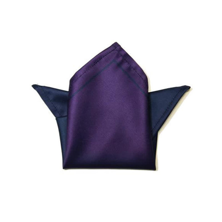 Men's Graudated Pocket Square Twist Bow Tie