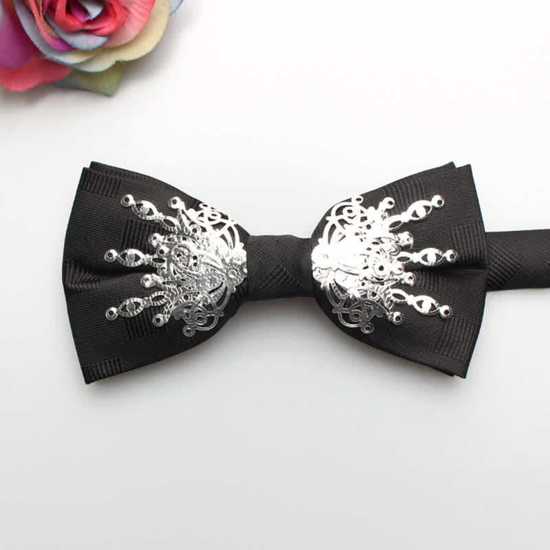 Men's Mosaic Bling Sunburst Bow Tie