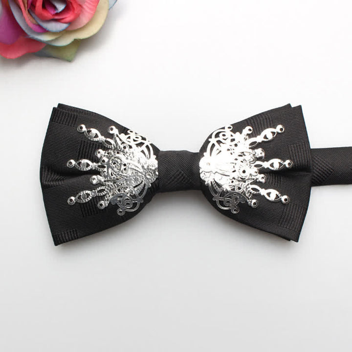 Men's Mosaic Bling Sunburst Bow Tie