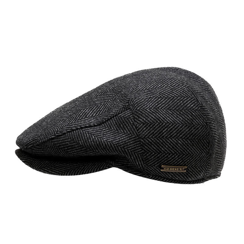 Sport Ivy Flat Cap with Earflap Beret - image 2