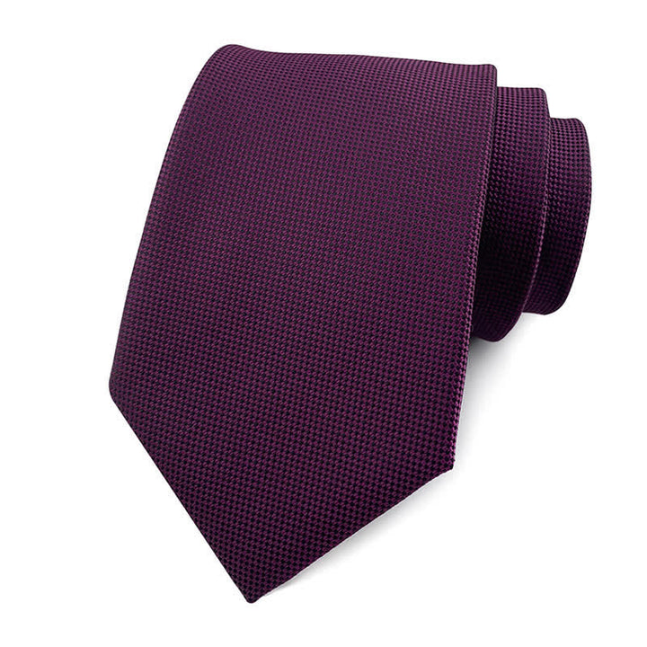 Men's Simple Solid Color Skinny Necktie