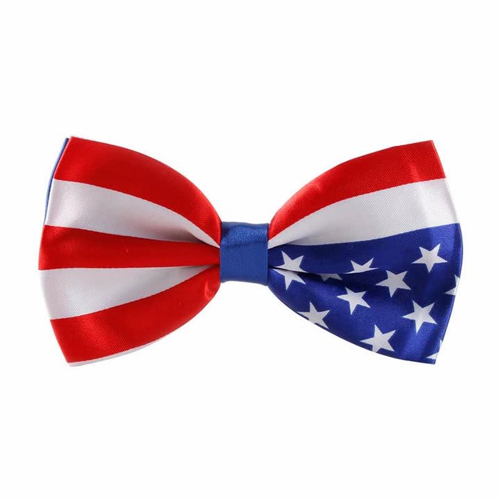 Men's Flag Patriotic Party Bow Tie